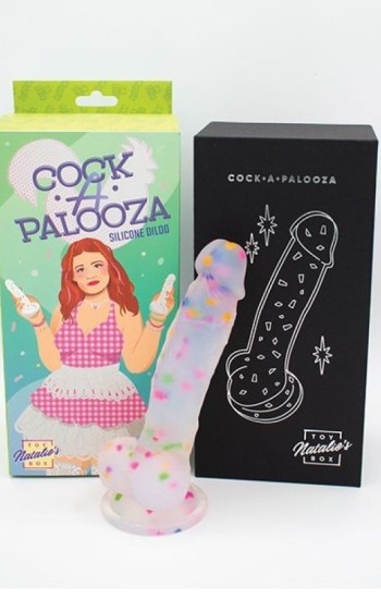 Natalie’s Toy Box Cock-A-Palooza Confetti Silicone Suction Dildo Natalie’s Toy Box Cock-A-Palooza Confetti Silicone Suction Dildo