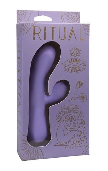 RITUAL Aura Rechargeable Silicone Rabbit Vibe – Lilac RITUAL Aura Rechargeable Silicone Rabbit Vibe – Lilac