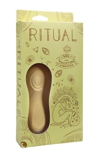 RITUAL Sol Rechargeable Silicone Pulsating Vibe – Yellow RITUAL Sol Rechargeable Silicone Pulsating Vibe – Yellow