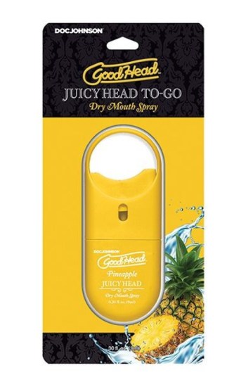 GoodHead Juicy Head Dry Mouth Spray To Go – .30 oz Pineapple GoodHead Juicy Head Dry Mouth Spray To Go – .30 oz Pineapple
