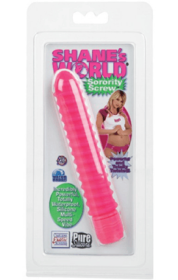 5in Shanes World Screw Vibe Pink 5in Shanes World Screw Vibe Pink