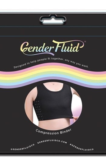 Gender Fluid Chest Compression Binder – XL Black Gender Fluid Chest Compression Binder – XL Black