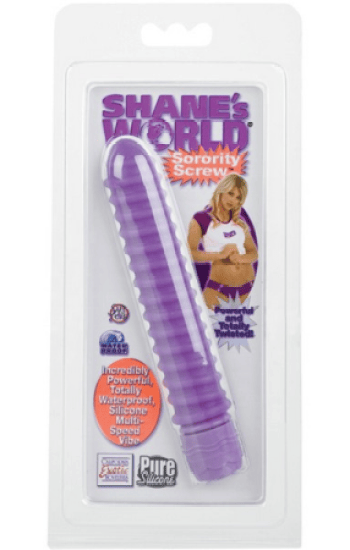 5in Shanes World Screw Vibe Purple 5in Shanes World Screw Vibe Purple