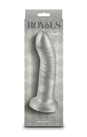 Royals 7″ Charlie Curved Dildo – Metallic Champagne Royals 7″ Charlie Curved Dildo – Metallic Champagne