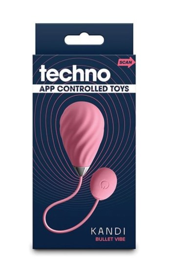 Techno Kandi App Controlled Kegel – Pink Techno Kandi App Controlled Kegel – Pink