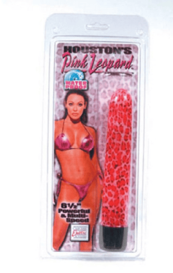 6.5in Houston Pink Leopard Vibe 6.5in Houston Pink Leopard Vibe