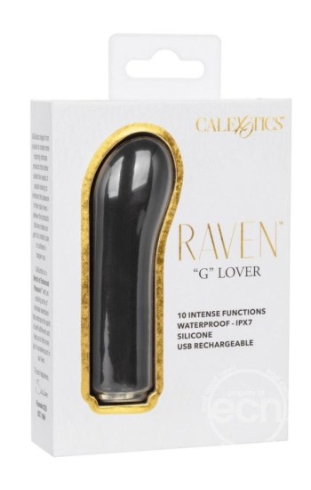 Raven G Lover Silicone Rechargeable G-Spot Vibrator – Black Raven G Lover Silicone Rechargeable G-Spot Vibrator – Black