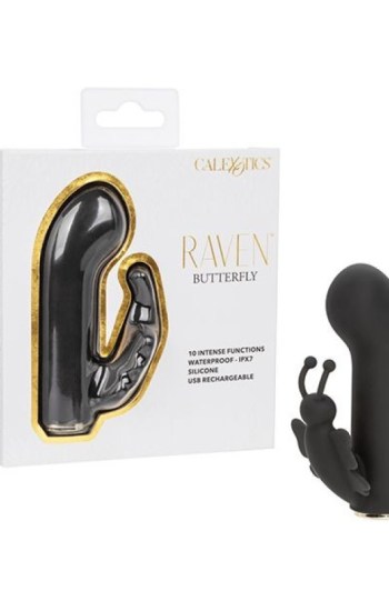 Raven Butterfly G-Spot Vibrator – Black Raven Butterfly G-Spot Vibrator – Black