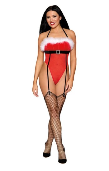 Santa Teddy w/Garters Santa Teddy w/Garters