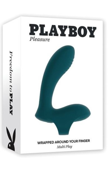 Playboy Pleasure Wrapped Around My Finger Multi Play Vibrator – Dark Teal Playboy Pleasure Wrapped Around My Finger Multi Play Vibrator – Dark Teal