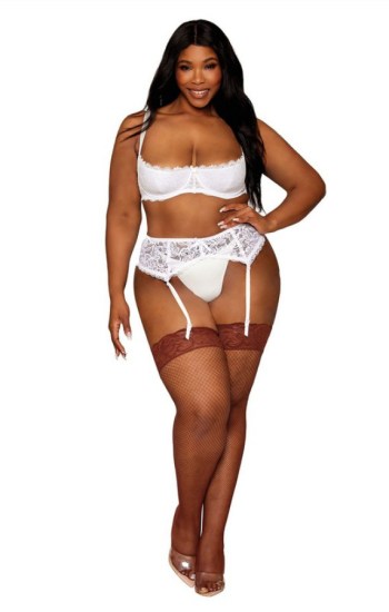 Stretch Lace Open Cup Underwire Shelf Bra Stretch Lace Open Cup Underwire Shelf Bra