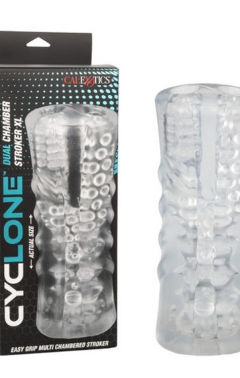 Cyclone Dual Chamber Stroker XL – Clear Cyclone Dual Chamber Stroker XL – Clear