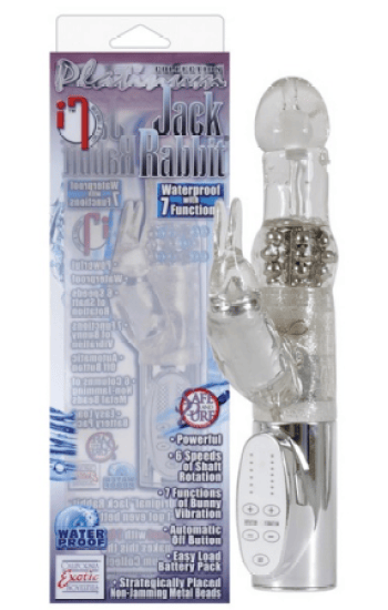 Platinum Rabbit Dual Vibe Silver Platinum Rabbit Dual Vibe Silver