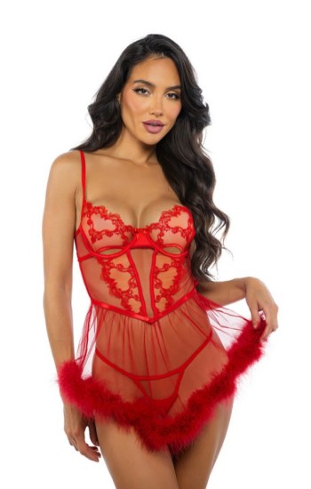 2pc Baroque Heart Babydoll Set 2pc Baroque Heart Babydoll Set