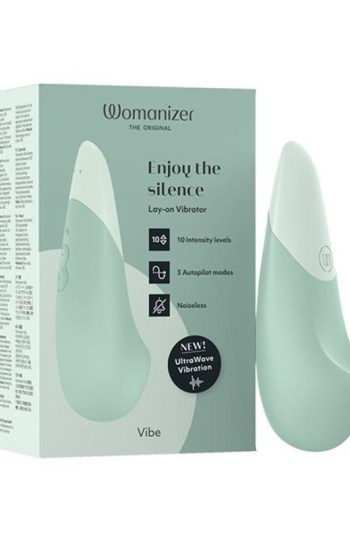 Womanizer Vibe Silent Stimulator – Sage Womanizer Vibe Silent Stimulator – Sage