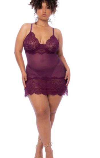 Eyelash Lace Babydoll Eyelash Lace Babydoll