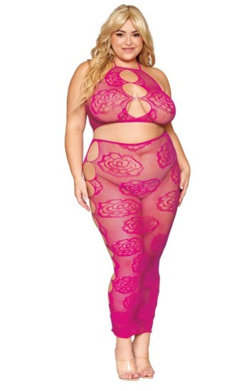 Floral Print Bralette and Long Skirt Floral Print Bralette and Long Skirt