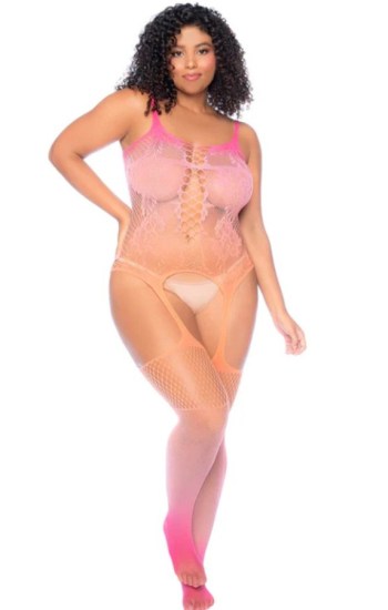 Ombre Fence Net Bodystocking Ombre Fence Net Bodystocking