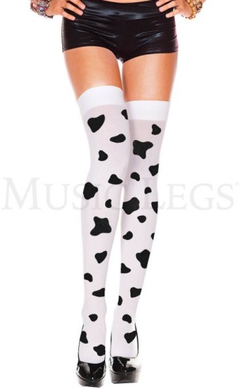 Cow Spot Print Thigh High Cow Spot Print Thigh High