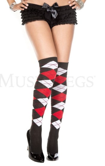 Argyle Acrylic Thigh High Argyle Acrylic Thigh High