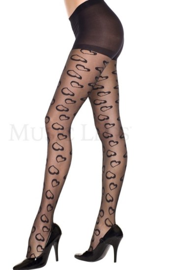 Heart Design Pantyhose Heart Design Pantyhose
