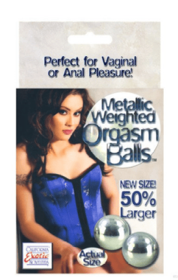 Beads Weighted Orgasm Metallic Beads Weighted Orgasm Metallic