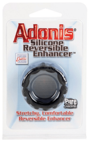 Adonis Silicone Enhancer Ring Black Adonis Silicone Enhancer Ring Black