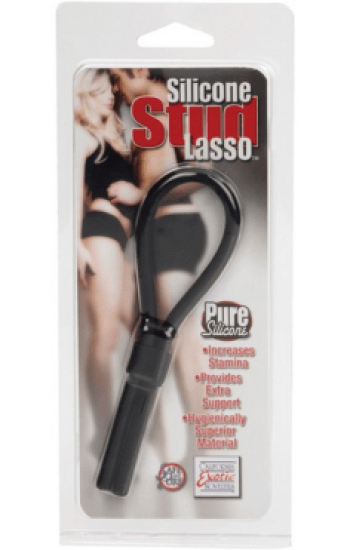Silicone Stud Lasso Ring Black Silicone Stud Lasso Ring Black