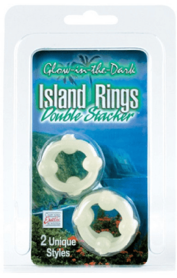 GITD Island Double Stroker Rings GITD Island Double Stroker Rings