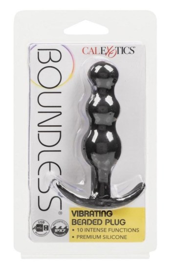 Boundless Vibrating Silicone Beaded Plug Boundless Vibrating Silicone Beaded Plug