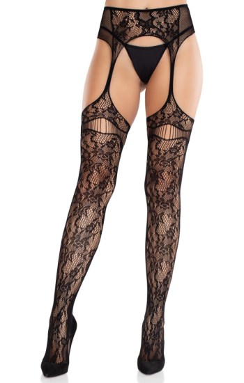Bloom Net Garter Belt Stockings Bloom Net Garter Belt Stockings