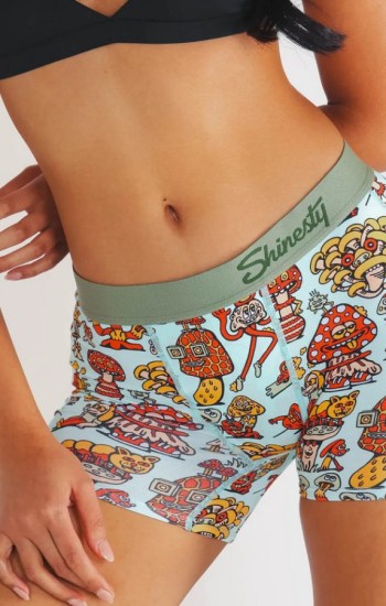 The Mushroom Friends Women’s Boxer The Mushroom Friends Women’s Boxer