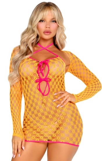 Reckless Romance Net Dress Set Reckless Romance Net Dress Set