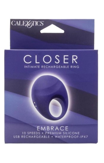 Closer Intimate Rechargeable Ring Embrace Silicone Cock Ring – Purple Closer Intimate Rechargeable Ring Embrace Silicone Cock Ring – Purple