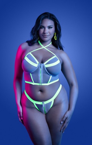 Supernatural Zipper Bra Top & Panty Supernatural Zipper Bra Top & Panty