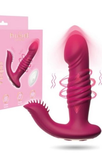 Vesper 3 In 1 Multi-function Vibe With Remote – Pink Vesper 3 In 1 Multi-function Vibe With Remote – Pink