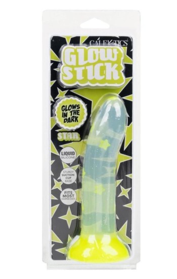 Glow Stick Star Silicone Glow-In-The-Dark Dildo – Yellow Glow Stick Star Silicone Glow-In-The-Dark Dildo – Yellow