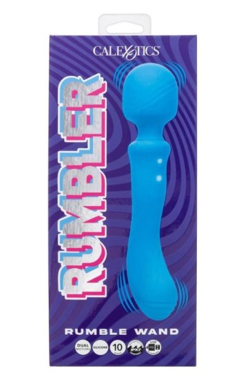 Rumbler Rumble Wand Rechargeable Silicone Vibrator – Blue Rumbler Rumble Wand Rechargeable Silicone Vibrator – Blue