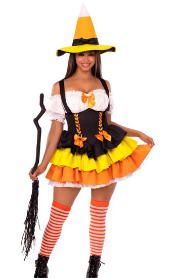 Candy Corn Witch Costume Candy Corn Witch Costume
