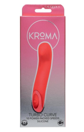 Kroma Turbo Curve Silicone Vibrator – Orange Kroma Turbo Curve Silicone Vibrator – Orange