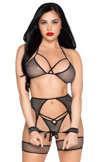 All Tied Up Shimmer Bra and Panty Set All Tied Up Shimmer Bra and Panty Set