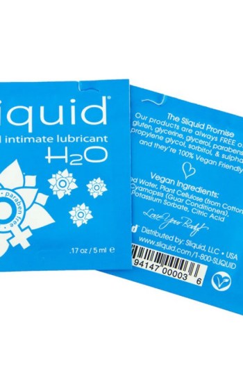 Sliquid H2O Lubricant Pillow Pack Sliquid H2O Lubricant Pillow Pack