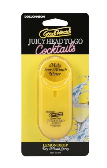 GoodHead Juicy Head Cocktails Dry Mouth Spray To-Go Lemon Drop GoodHead Juicy Head Cocktails Dry Mouth Spray To-Go Lemon Drop