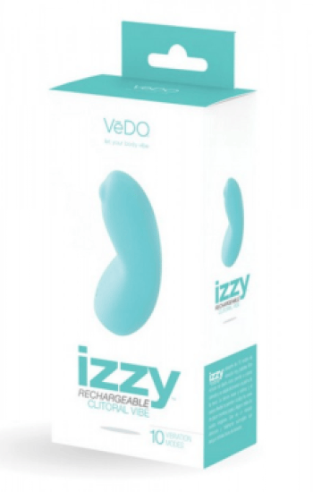 Vedo Izzy Rechargeable Clitoral Vibe Turquoise Vedo Izzy Rechargeable Clitoral Vibe Turquoise