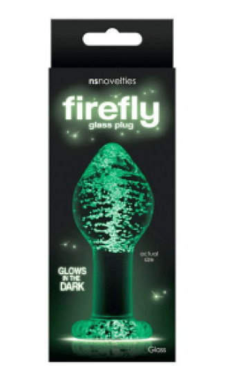 Firefly GITD Glass Plug Large Firefly GITD Glass Plug Large