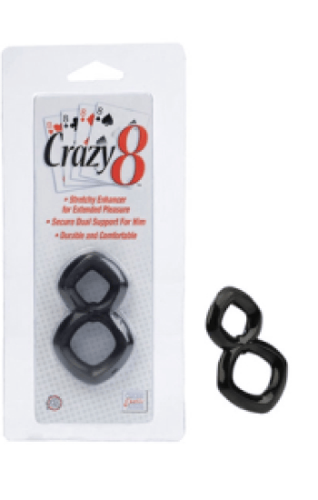 Ring Crazy 8 Cock Black Ring Crazy 8 Cock Black
