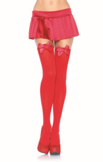 Over The Knee With Satin Bow Over The Knee With Satin Bow
