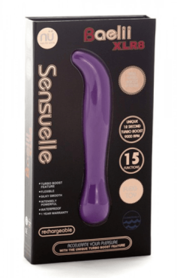 Sensuelle Baelii Flexible G Spot XLR8 Turbo Boost Ultra Violet Sensuelle Baelii Flexible G Spot XLR8 Turbo Boost Ultra Violet