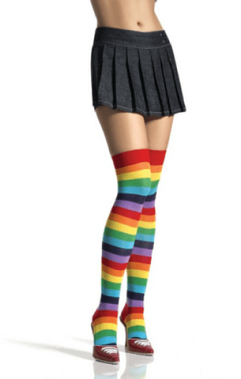 Rainbow Thigh Highs Rainbow Thigh Highs