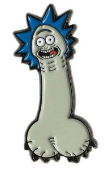 G&K Dick Ricky Grey Enamel Pin G&K Dick Ricky Grey Enamel Pin